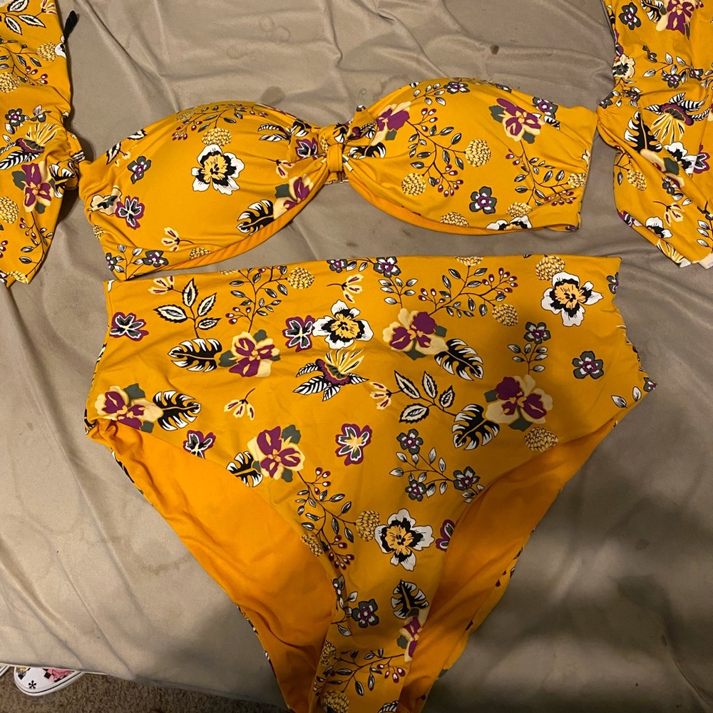 Yellow Bathing Suit from Fashion Nova